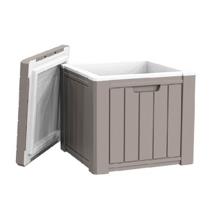 Gulches 37L/9.8Gal Outdoor Ice Cool Box - Weather-Resistant, Embedded Handles, Keeps Refreshments Cold & Fresh for Camping - 1 of 1