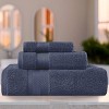 Luxury Cotton Heavyweight Solid Plush Towel Set by Blue Nile Mills - 2 of 4