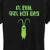 Women's - SpongeBob SquarePants - Plankton One Percent Evil Short Sleeve Graphic T-Shirt - 2 of 4