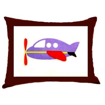 Bacati - Transportation Multicolor Throw Pillow