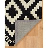 HomeStock Trio Spacely Ivory Black 8x10, Hand Tufted, Transitional - 4 of 4