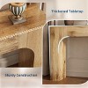 47/63 Inch Farmhouse Console Table, Long Wood Entryway Table Behind Couch, Easy Assembly Hallway Furniture for Living Rooms - 4 of 4