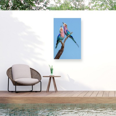 Trademark Fine Art - Alessandro Catta Flirting Rollers Matted Framed Art