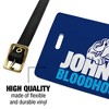 John Jay College of Criminal Justice Bloodhounds Logo Luggage ID Tags Suitcase CarryOn Cards  Set of 2 - 2 of 4