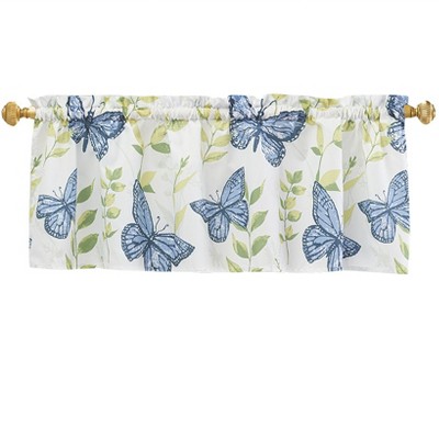 The Lakeside Collection Lavender Luster Butterfly Bath Collection - Valance