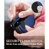HTUTWOO Compatible With Beats Studio Buds/Buds+ Case Cover 2021/2023, Secure Lock Cool Beats Studio Buds Plus Protective Shell With Keychain - 4 of 4