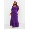 Rebdolls Women's Aster Puff Sleeve A Line Maxi Dress - 3 of 4