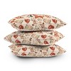 Dash and Ash Woodland Friends Square Throw Pillow Orange/Cream - Deny Designs - 4 of 4