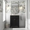 Okak Modern Freestanding Bathroom Vanity with Sink Combo,Solid Wood Bathroom Storage Cabinet with 2 Doors & Tip-out Drawer - 2 of 4