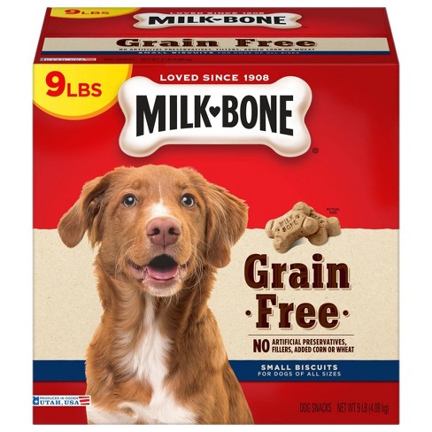 Milk Bone Grain Free Beef Dog Treat 9lb Target