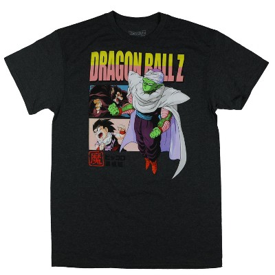Seven Times Six Dragon Ball Z T-Shirt Men's Piccolo Great Ape Gohan Short Sleeve Graphic Top Grey