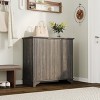 Fluted Buffet Sideboard with Storage, Modern Coffee Bar Cabinet with Adjustable Shelves, Kitchen Hutch - 4 of 4
