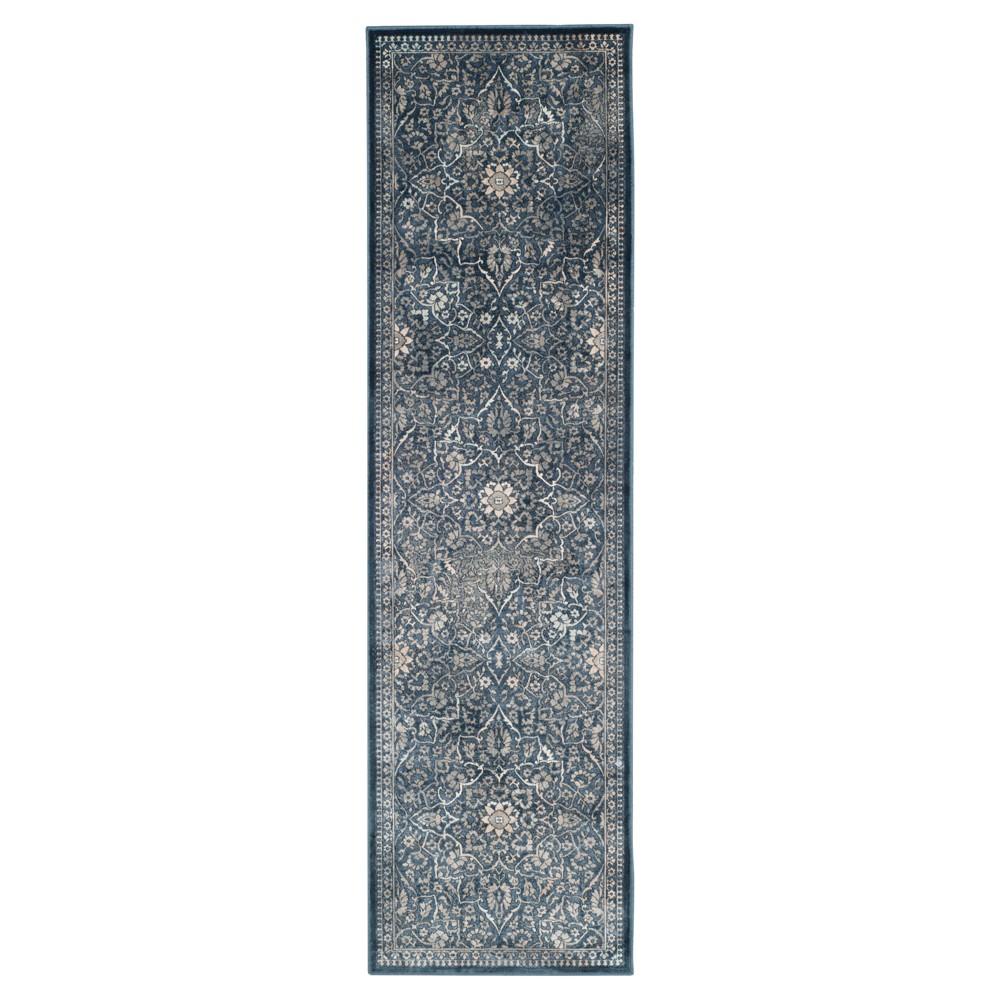 2'2inx8' Runner Vintage Rug Blue/Light Gray - Safavieh