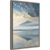 Amanti Art Gravedona Harbor Sunrise Mountain by Alan Blaustein Canvas Wall Art Print Framed 16 x 23-in. - 3 of 4