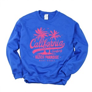 Simply Sage Market Women's Graphic Sweatshirt California Beach Paradise - 1 of 3