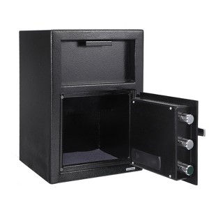 2.5 Cu.Ft Heavy Duty Business Safe,Digital Keypad and Coin Slot,Anti-Theft and Drop-Resistant,Office Security Chest for Cash - 1 of 4