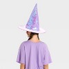 Adult Iridescent Sequin Witch Hat Costume Headwear - Hyde and EEK! Boutique™ Lavender - 2 of 3