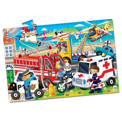The Learning Journey Jumbo Floor Puzzles Emergency Rescue (50 pieces)