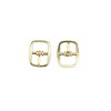Allegra K Women's Metal Oval Shape Single Prong Pin Needle Shoes Clips Buckles 21 Pcs - 2 of 4