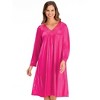 Collections Etc Long Sleeve Tricot Gown - 4 of 4