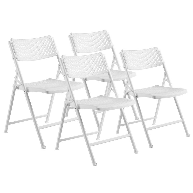 Set of 4 AirFlex Series Premium Polypropylene Folding Chair - Hampden Furnishings, 1 of 11
