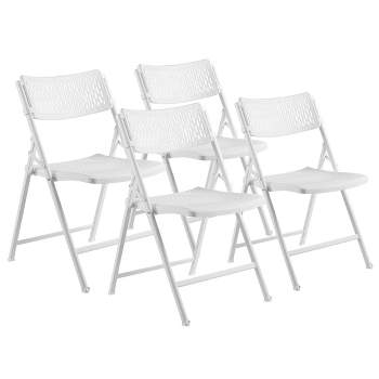 Set of 4 AirFlex Series Premium Polypropylene Folding Chair - Hampden Furnishings