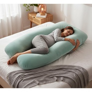 LISM U Shaped Maternity Full Body Pillow for Women with Hip,Back Pain Support - 1 of 4