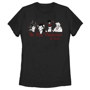 Women's Disney Valentine's Day Be My Villaintine Or Else... T-Shirt - 1 of 4