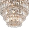 Vienna Full Spectrum Magnificence Nickel Chandelier 32 3/4" Wide Modern LED 7-Tier Clear Crystal 29-Light Fixture for Dining Room - 3 of 4