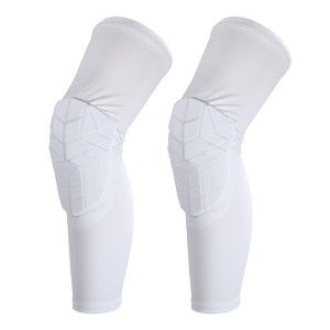 Unique Bargains Diamond Shape Knee Brace Protection Sponge Knee Pads Breathable Knee Support 1 Pair - 1 of 4