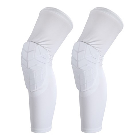 Unique Bargains Diamond Shape Knee Brace Protection Sponge Knee Pads  Breathable Knee Support 1 Pair White L : Target