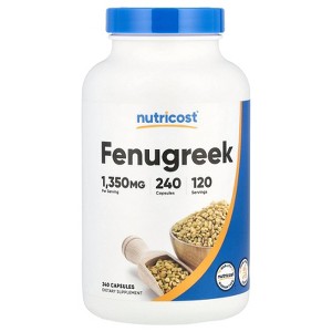 Nutricost Fenugreek, 1,350 mg, 240 Capsules (675 mg Per Capsule) - 1 of 2