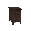 Jofran,Distressed Rustic Solid Acacia Cabinet Chairside End Table with Storage - 2 of 4