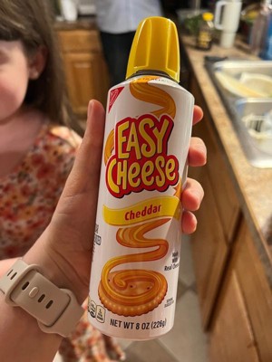 Easy Cheese Cheddar, 8 Ounce --12 Case