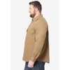 Boulder Creek by KingSize Men's Big & Tall Long Sleeve Denim And Twill Shirt - 4 of 4