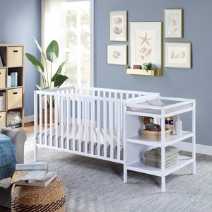 APRILSOUL Palmer 3-in-1 Convertible Crib and Changer Combo - 1 of 4