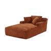 Dolonm 78.7" Oversized Corduroy Recliner, Modern Upholstered Sofa, Compressed Boneless Sofa bed,No Installation,for Living Room Bedroom - 3 of 4