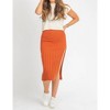 Women's SUGAR ALMOND SLIT KNIT MIDI - Skylar + Madison - 4 of 4