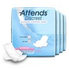 Attends Discreet Ultra Thin Bladder Control Pads, Light Absorbency, 9 in - 2 of 4