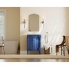 Hyleory Bathroom Storage Vanity, Cabinets Freestanding with 2 Doors for Bathroom Floor Cabinet,Storage Cabinet,Navy（Assembled） - 4 of 4