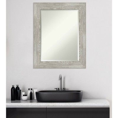 Dove Greywash Medium Rectangular Decorative Wall Mirror