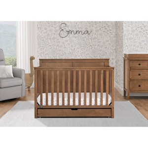Simmons Kids' Logan 6-in-1 Convertible Crib with Underdrawer - 1 of 4