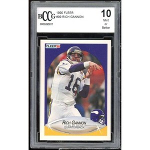 Rich Gannon Rookie Card 1999 Fleer #99 BGS BCCG 10 - 1 of 2