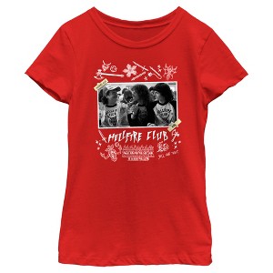 Girl's Stranger Things Hellfire Club Members T-Shirt - 1 of 4