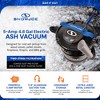 Snow Joe 4.8 Gallon Bagless Ash Vacuum Cleaner, Metal Canister, Blue, ASHJ202E - 2 of 4