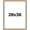 PosterPalooza | 28x36 Modern Bamboo Picture Frame, UV Acrylic, 5 Finishes - 2 of 4