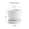 Ecopots Antwerp Mini Durable Modern Round Indoor/Outdoor Recycled-Based Composite Flower Pot Planter - 2 of 4