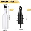 10 Sets 15oz Plastic Liquor Bottles with Pourers, Plastic Long Neck Syrup Bottles with Pourer and Caps - 2 of 4