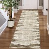 Modern Abstract Area Rug, Non-Slip Stain-Resistant Low Pile Carpet for Living Room, Bedroom, or Dorm Office Accent Decor - 2 of 4