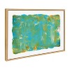 23" x 33" Sylvie Jungle by Mentoring Positives Framed Wall Canvas Natural - Kate & Laurel All Things Decor: Modern Home Office Decor - 2 of 4